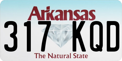 AR license plate 317KQD