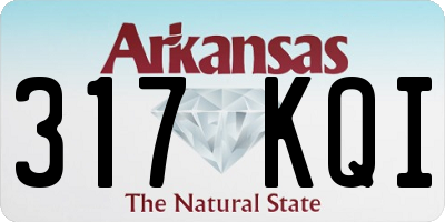 AR license plate 317KQI