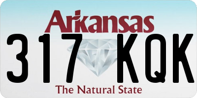 AR license plate 317KQK