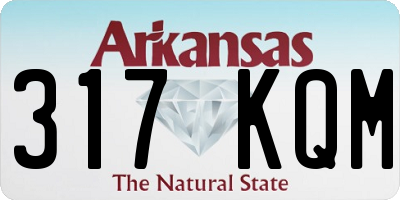 AR license plate 317KQM