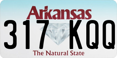 AR license plate 317KQQ