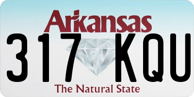 AR license plate 317KQU