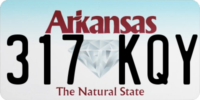 AR license plate 317KQY