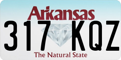 AR license plate 317KQZ