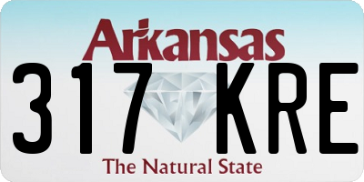 AR license plate 317KRE