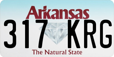 AR license plate 317KRG