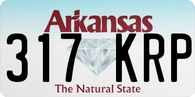 AR license plate 317KRP