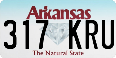AR license plate 317KRU