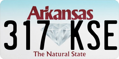 AR license plate 317KSE