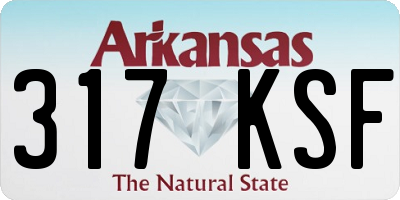 AR license plate 317KSF