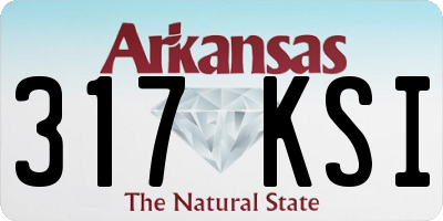 AR license plate 317KSI