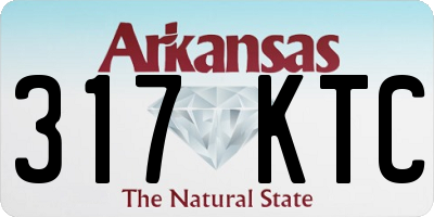 AR license plate 317KTC