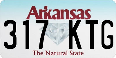 AR license plate 317KTG