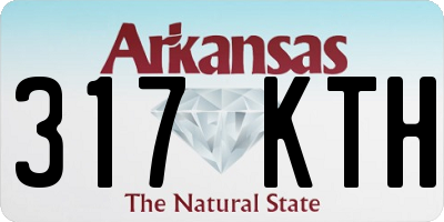 AR license plate 317KTH