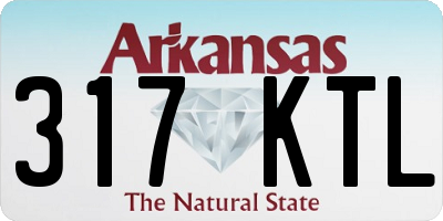 AR license plate 317KTL