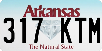 AR license plate 317KTM