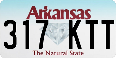 AR license plate 317KTT