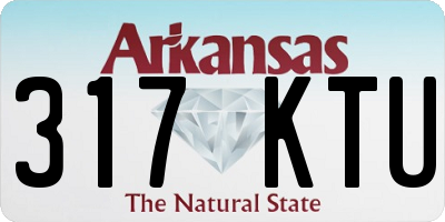 AR license plate 317KTU