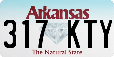 AR license plate 317KTY