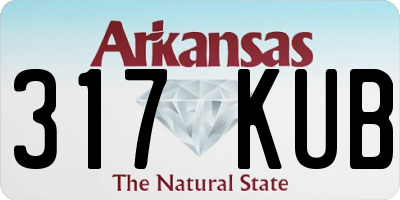 AR license plate 317KUB