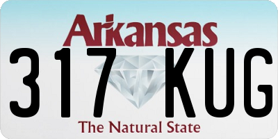 AR license plate 317KUG