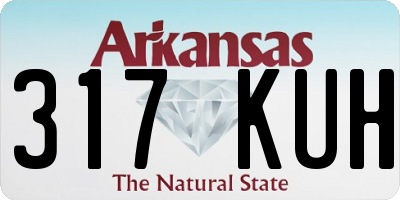AR license plate 317KUH