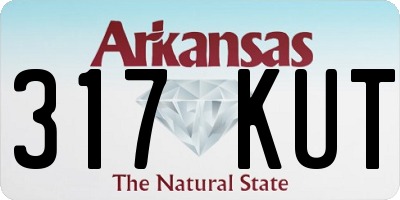 AR license plate 317KUT
