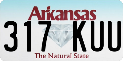 AR license plate 317KUU