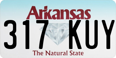 AR license plate 317KUY