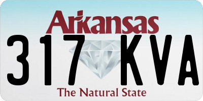 AR license plate 317KVA