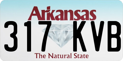 AR license plate 317KVB