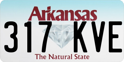 AR license plate 317KVE