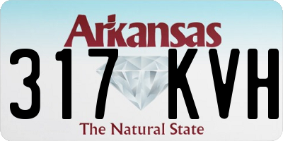 AR license plate 317KVH