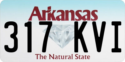 AR license plate 317KVI