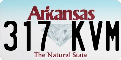 AR license plate 317KVM