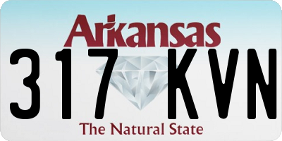AR license plate 317KVN