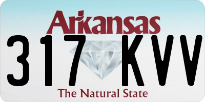 AR license plate 317KVV