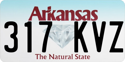 AR license plate 317KVZ