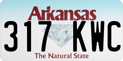 AR license plate 317KWC