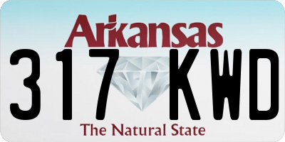 AR license plate 317KWD