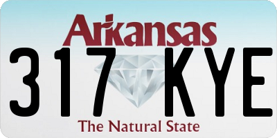 AR license plate 317KYE