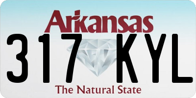 AR license plate 317KYL
