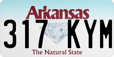 AR license plate 317KYM