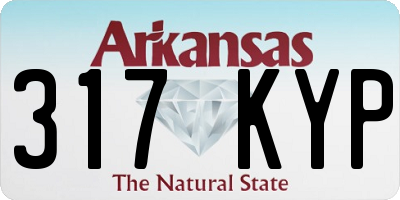 AR license plate 317KYP