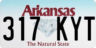 AR license plate 317KYT