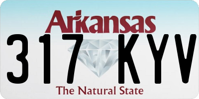 AR license plate 317KYV