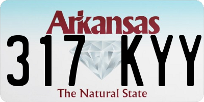 AR license plate 317KYY