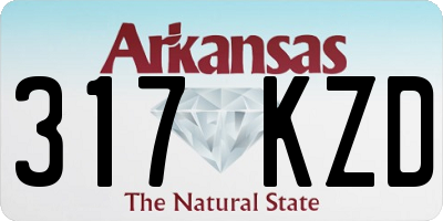 AR license plate 317KZD