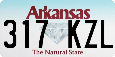 AR license plate 317KZL