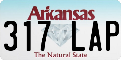 AR license plate 317LAP